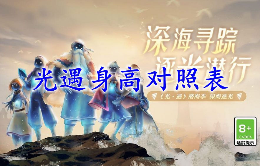 光遇身高对照表