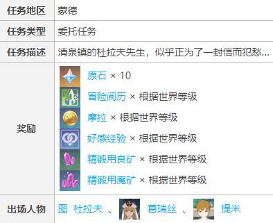 原神一个男孩的去信任务
