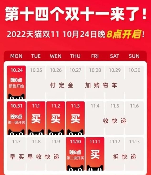 《淘宝》双十一2022活动时间