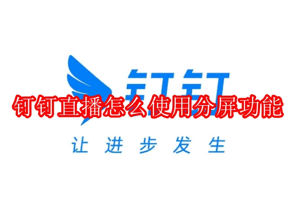 钉钉直播怎么使用分屏功能