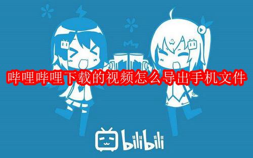 哔哩哔哩下载的视频怎么导出手机文件