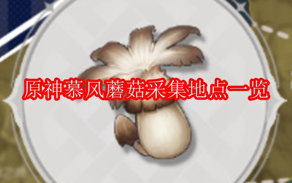 原神慕风蘑菇采集地点一览