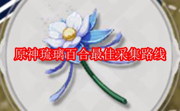原神琉璃百合最佳采集路线