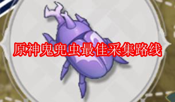 原神鬼兜虫最佳采集路线