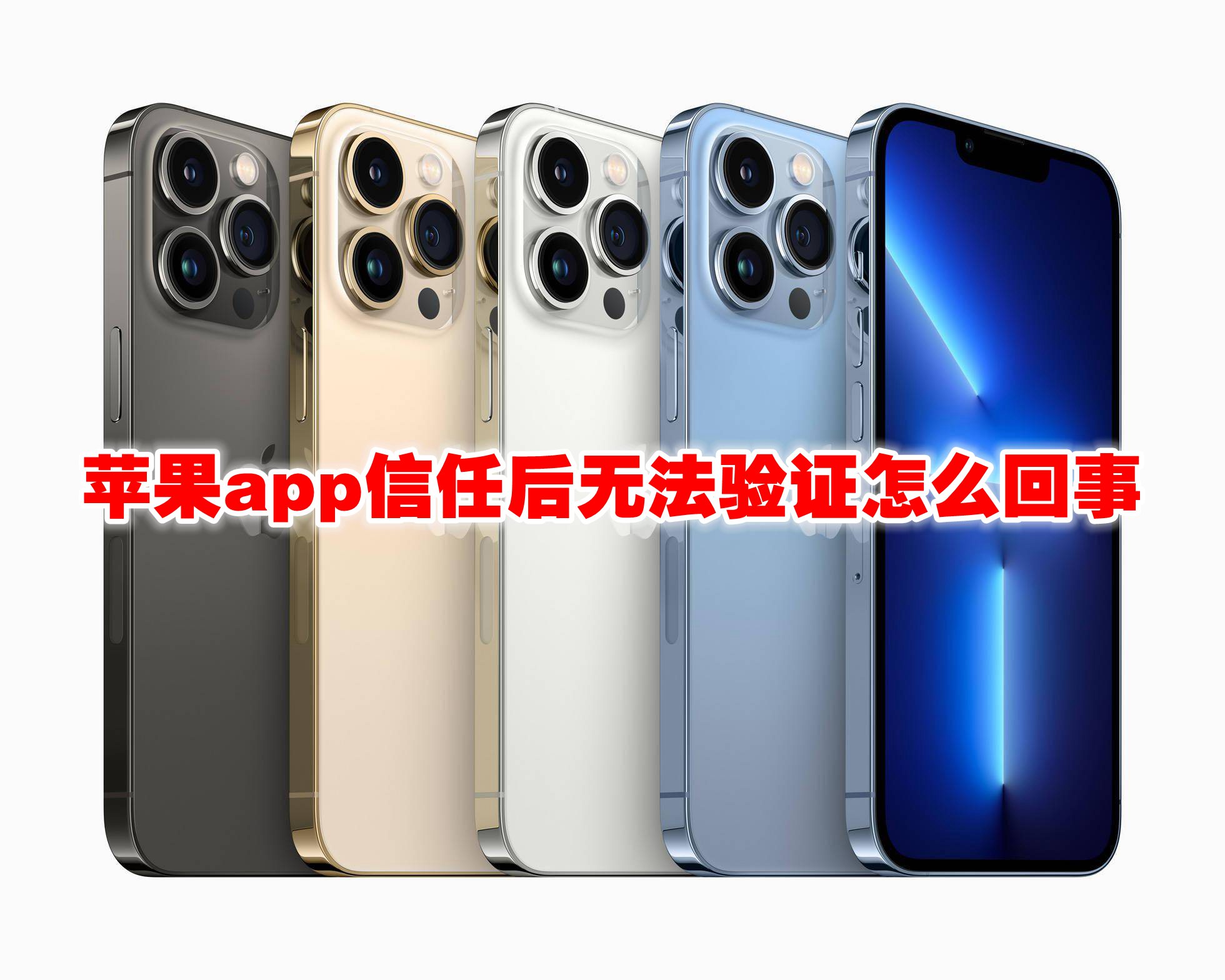 苹果app信任后无法验证怎么回事