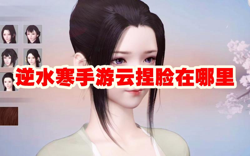 逆水寒手游云捏脸在哪里
