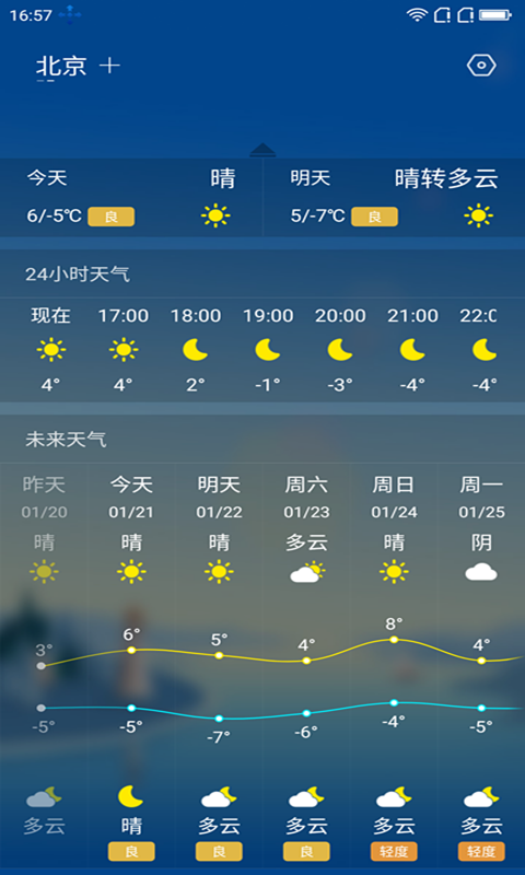 安好天气软件截图