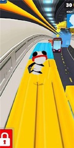 熊猫跑步终结者手游截图