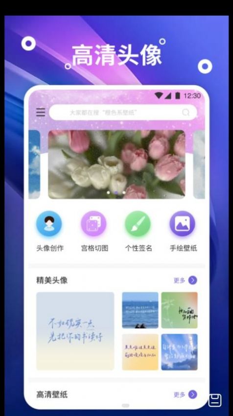 熊猫桌面壁纸软件截图