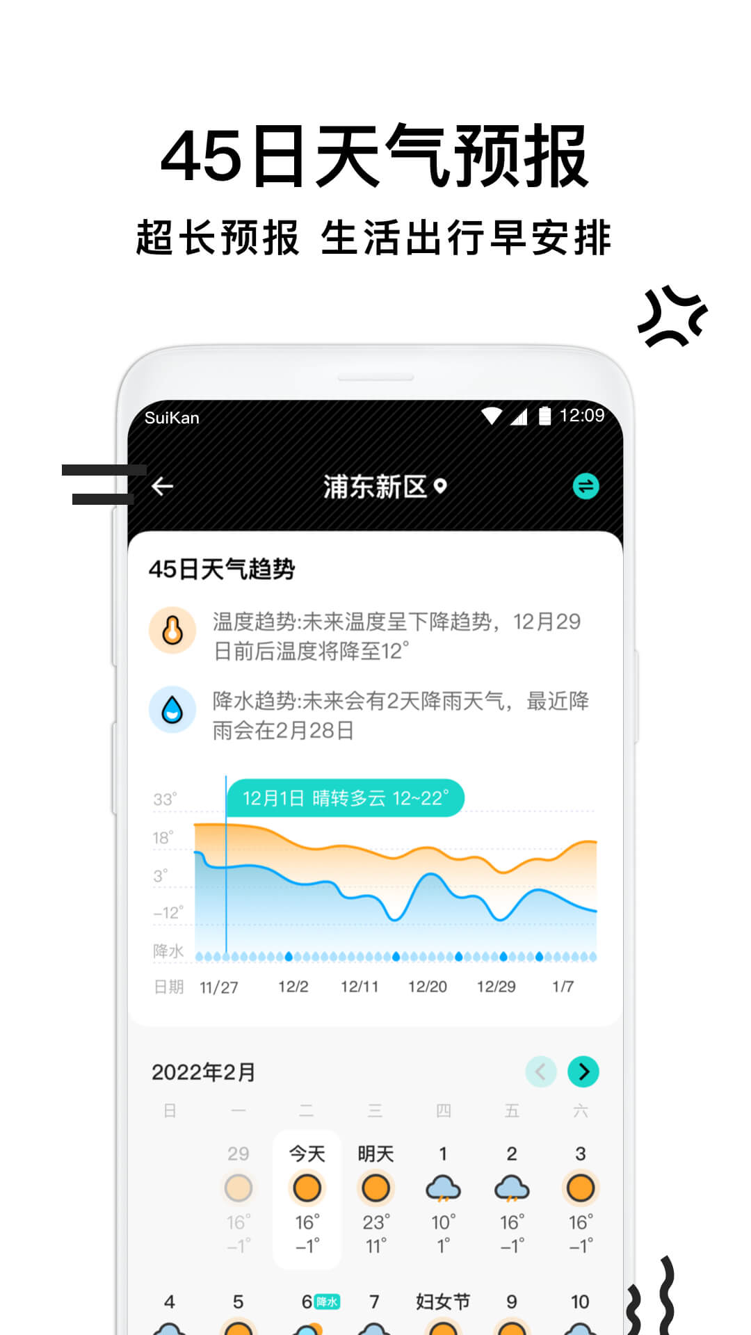 幸福天气管家软件截图