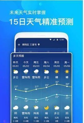 企鹅天气预报软件截图