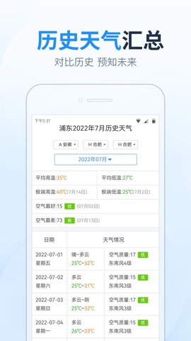 精准十五日天气预报软件截图