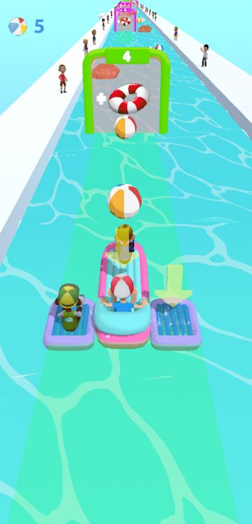 水滑梯赛跑手游截图