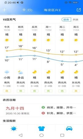 暖知天气软件截图