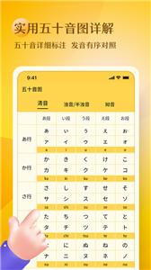 日语五十音图趣学软件截图