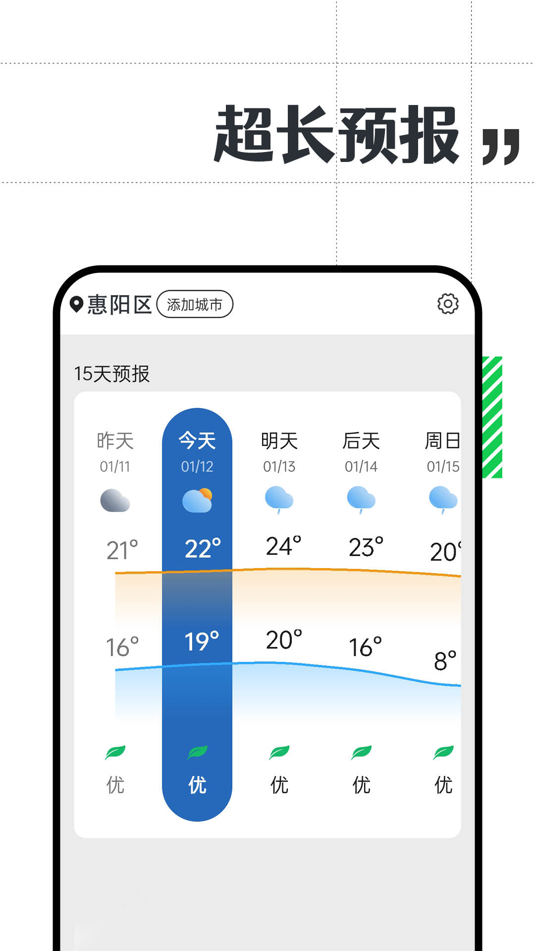 余晖天气软件截图