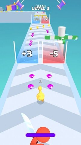 鸭子赛跑3D手游截图