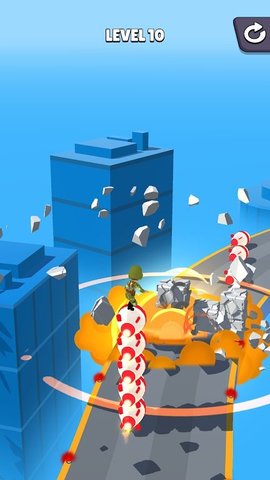 火箭跑酷3D手游截图