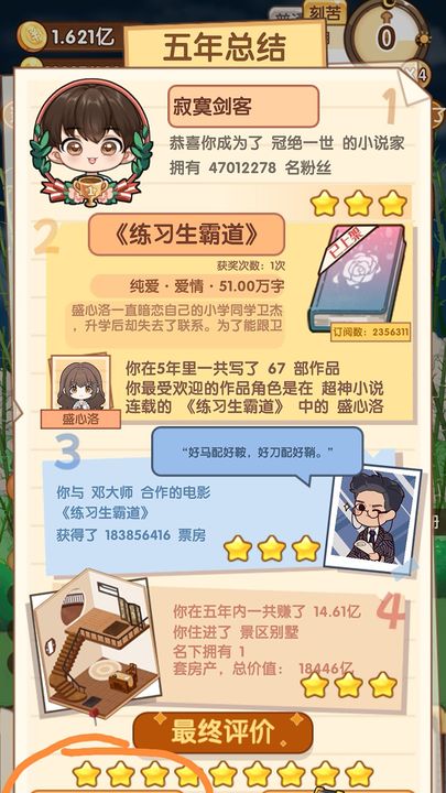 小说家模拟2最新版手游截图