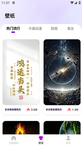 最美桌面图标软件截图