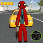 蜘蛛侠火柴人绳索英雄