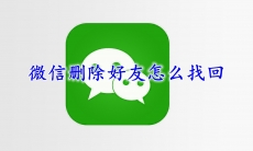 微信删除好友怎么找回
