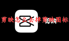 剪映怎么去掉剪映图标