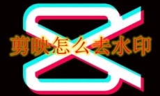 剪映怎么去水印