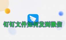 钉钉文件如何发到微信