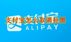 支付宝怎么取消拉黑