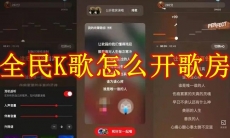 全民K歌怎么开歌房