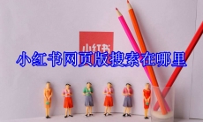 小红书网页版搜索在哪里