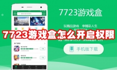 7723游戏盒怎么开启权限