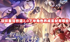 崩坏星穹铁道2.0下半角色养成素材有哪些