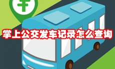 掌上公交发车记录怎么查询