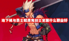 地下城与勇士起源鬼剑士觉醒什么职业好