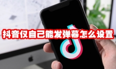 抖音仅自己能发弹幕怎么设置