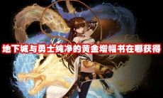地下城与勇士纯净的黄金增幅书在哪获得