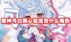 原神弓白雨心弦适合什么角色
