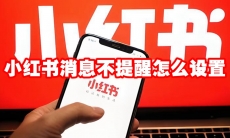 小红书消息不提醒怎么设置