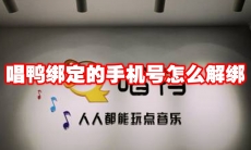 唱鸭绑定的手机号怎么解绑