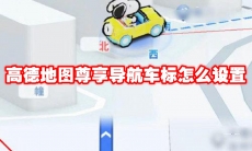 高德地图尊享导航车标怎么设置