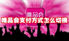 唯品会支付方式怎么切换