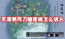 天涯明月刀幽夜城怎么进入