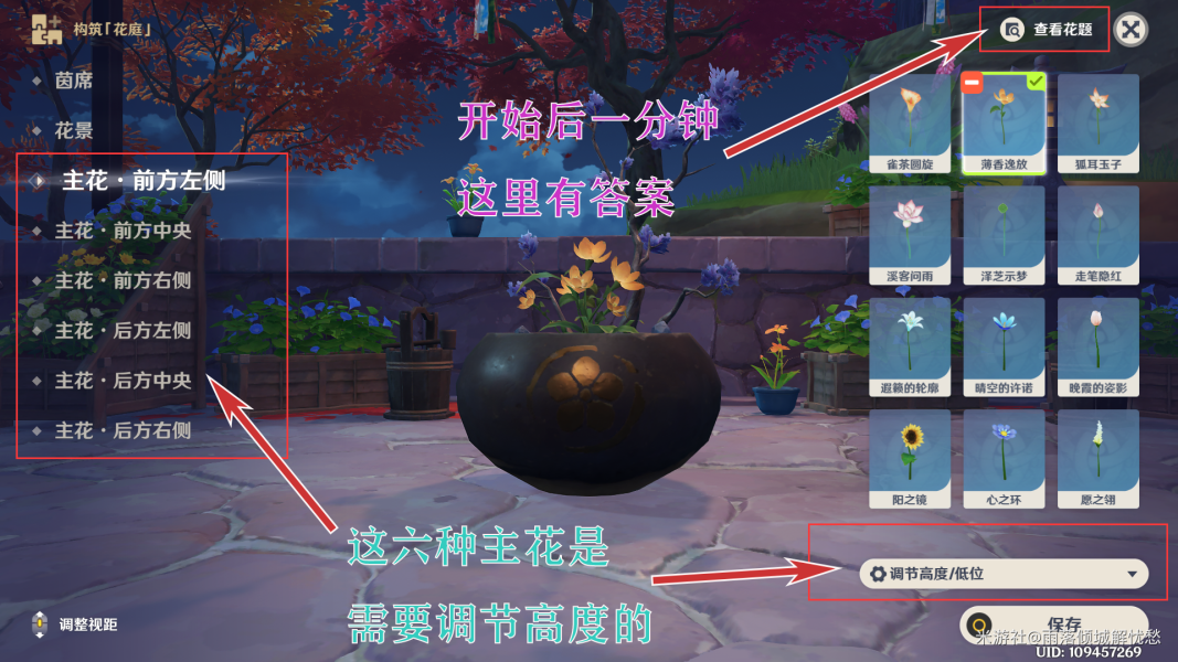 原神花影瑶庭第三天玩法