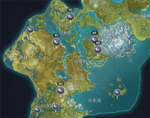 原神夜泊石采集位置