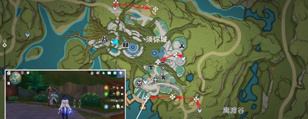原神帕蒂莎兰采集路线推荐