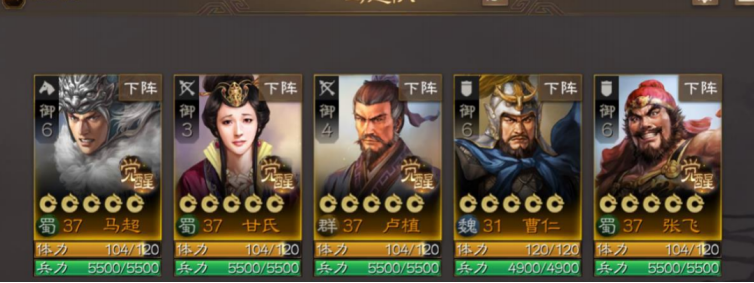 三国志战棋版开荒阵容有哪些