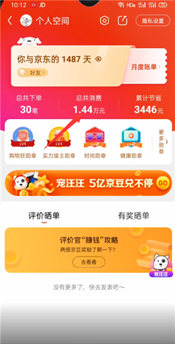 京东消费总额在哪可以查看看