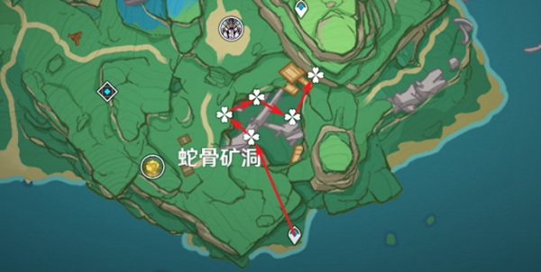 原神鸣草最佳采集路线